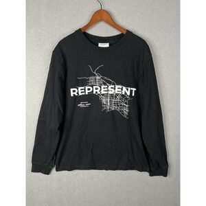 Represent T-shirt Men Owners Club Print LARGE‎ Longe Sleeve Relax Urban